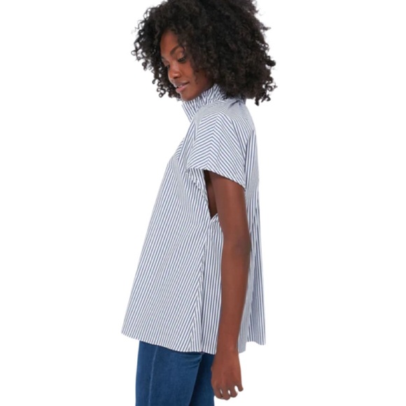 Pomander Place Blue Stripe Rae Blouse Women’s Small NWT – Sold by Tuckernuck - Picture 6 of 12